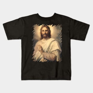 Jesus Christ Blessing Hofmann Kids T-Shirt